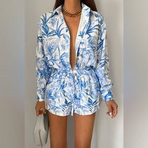 Kiah Short - Blue floral